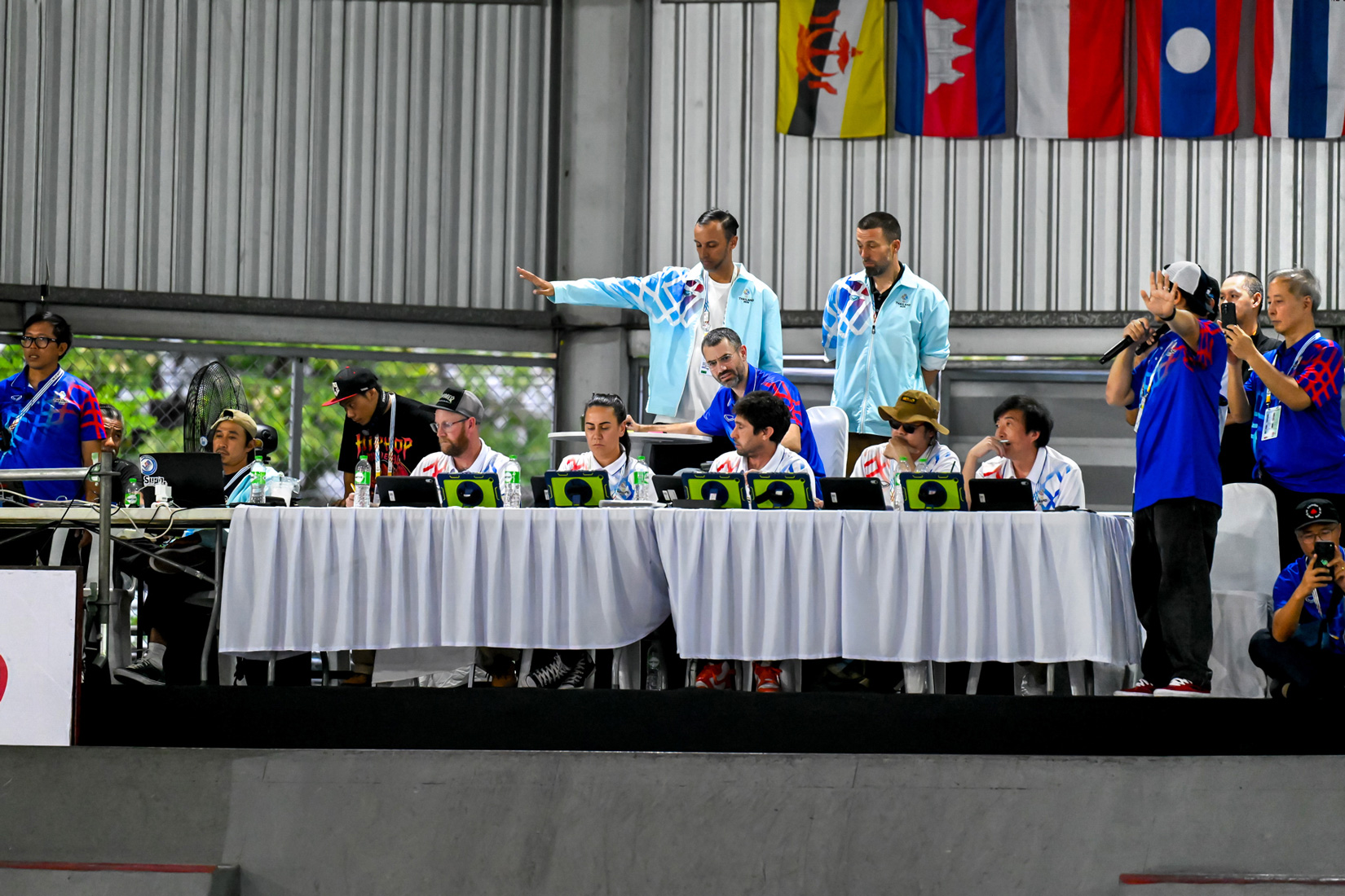 Judges using HyperScore at SEA Games 2025
