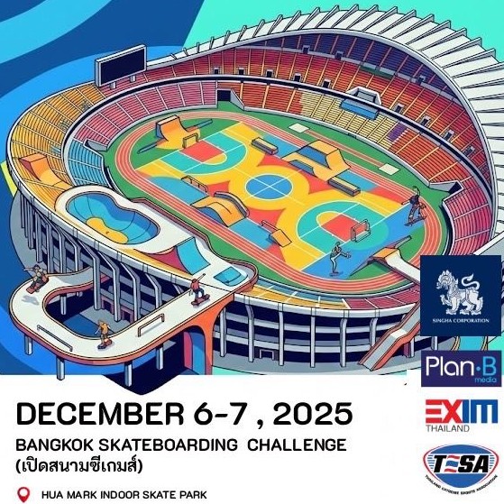 Bangkok Skate Challenge 2025 Banner